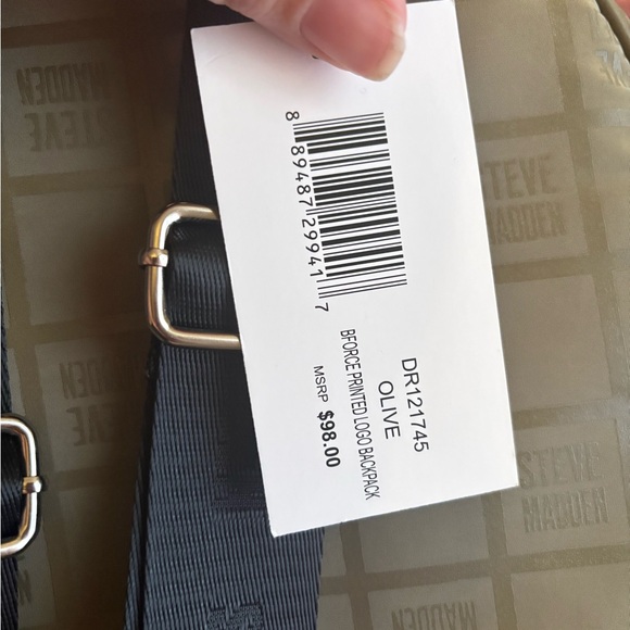 Steve Madden Dark green Backpack NWT! 2fer - Picture 6 of 10